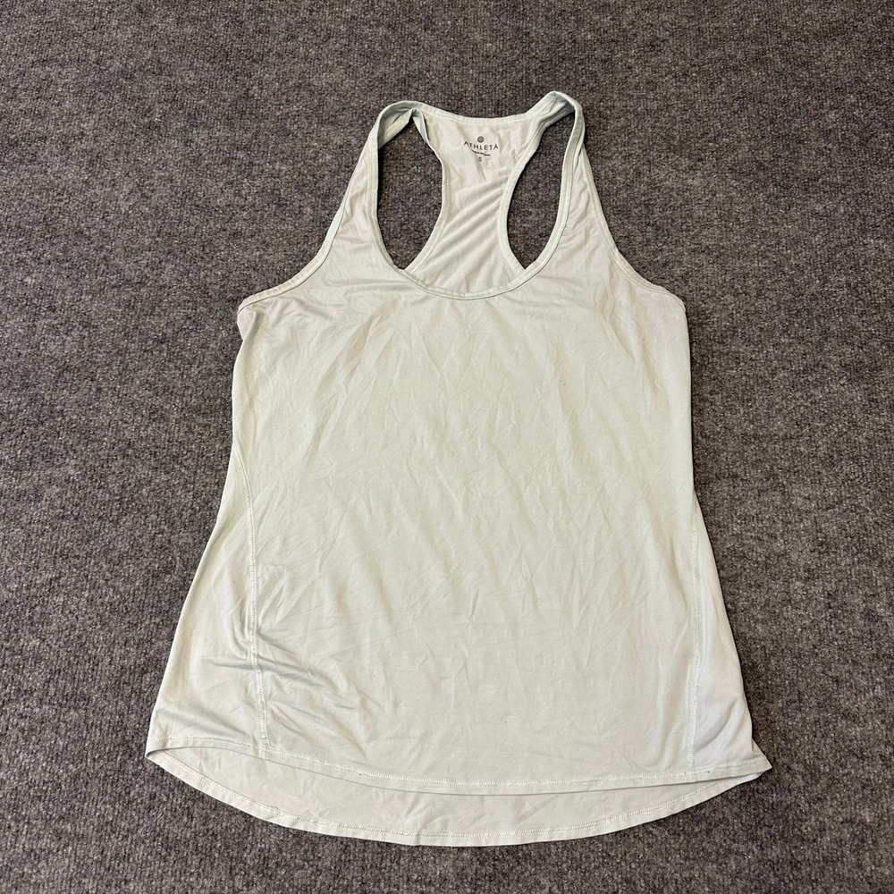 Athleta Tank Top Womens Size S Light Green Racerback Activewear Yoga Gym Workout